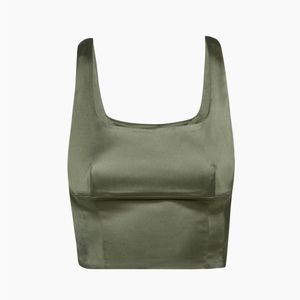 Aritzia Shine Bustier Crop Top by Wilfred